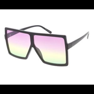 Oversized Large Black Sunglasses. NWT!